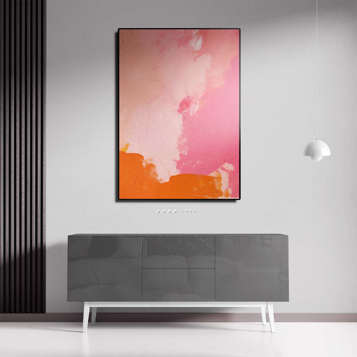 Vrolijke Kleurenexplosie – staand kunstwerk voor modern interieur
