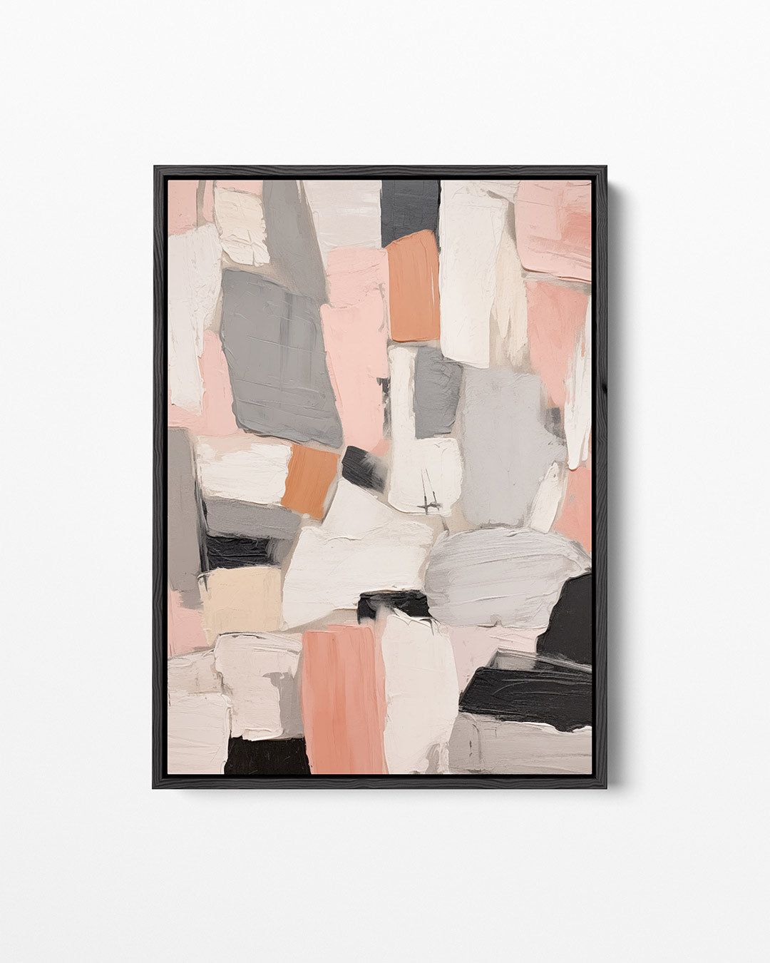 Kleurrijke vlakken – staand wanddecoratie kunstwerk