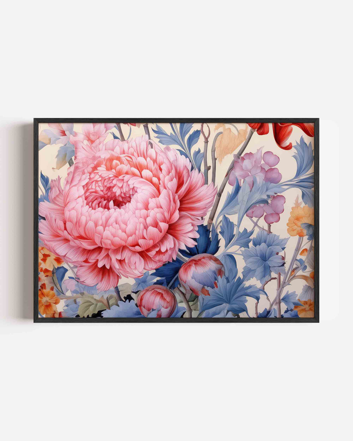 Bloemenpracht – bloemen landscape poster als wanddecoratie