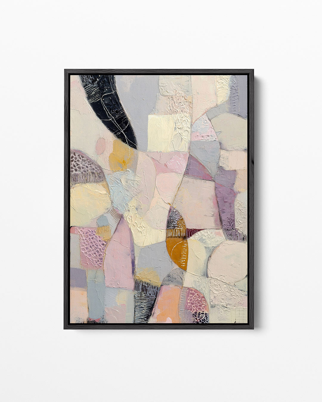 Organische vormen compositie – staand wanddecoratie kunstwerk