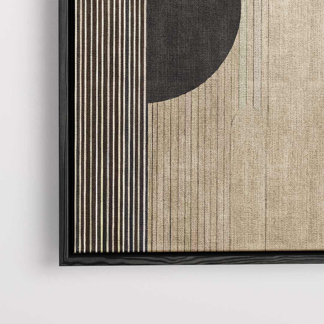 Moderne Geometrische Harmonie – dibond kunstwerk als wanddecoratie