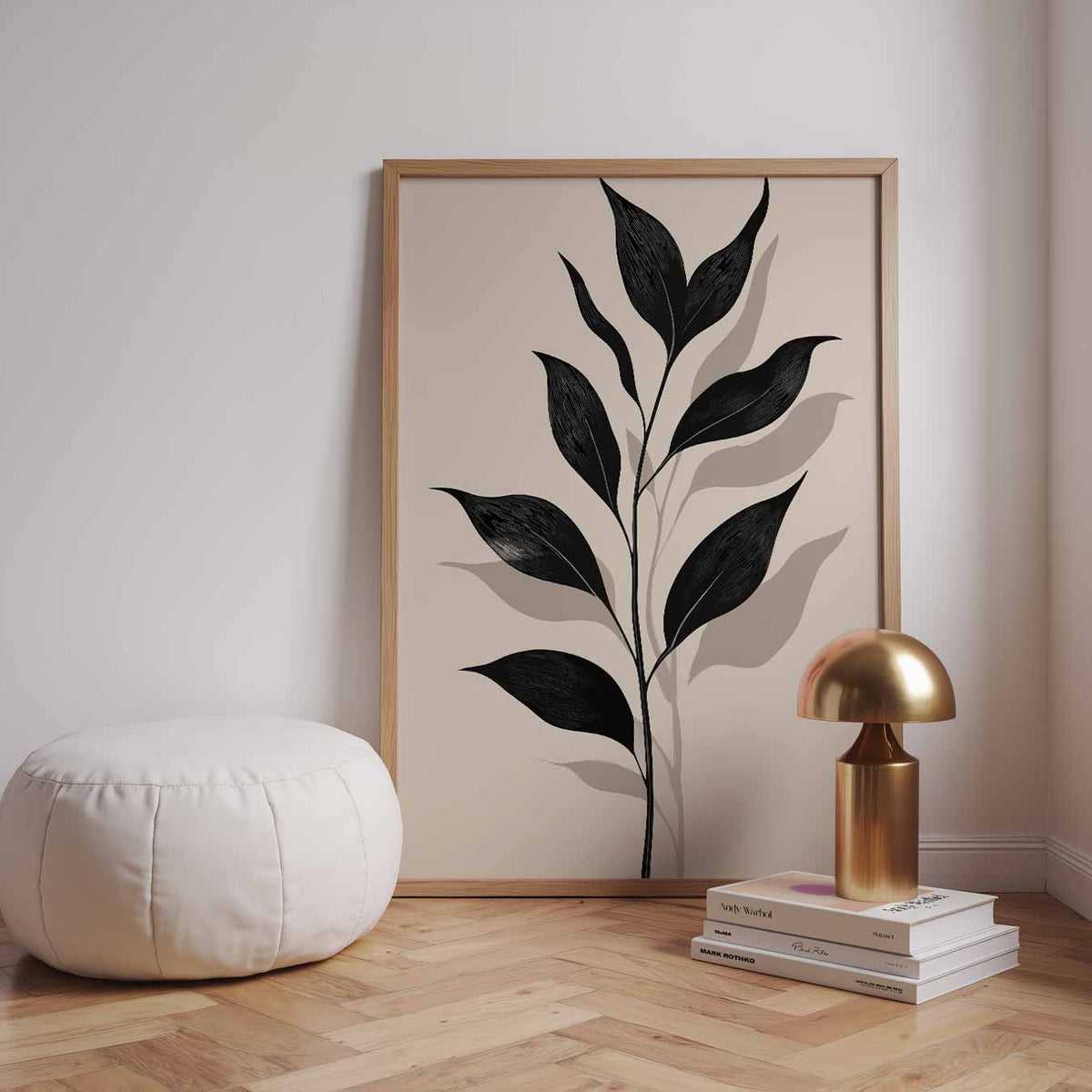 Elegante Botanische Kunstposter – staande kleurrijke abstracte wanddecoratie van WallArtistic