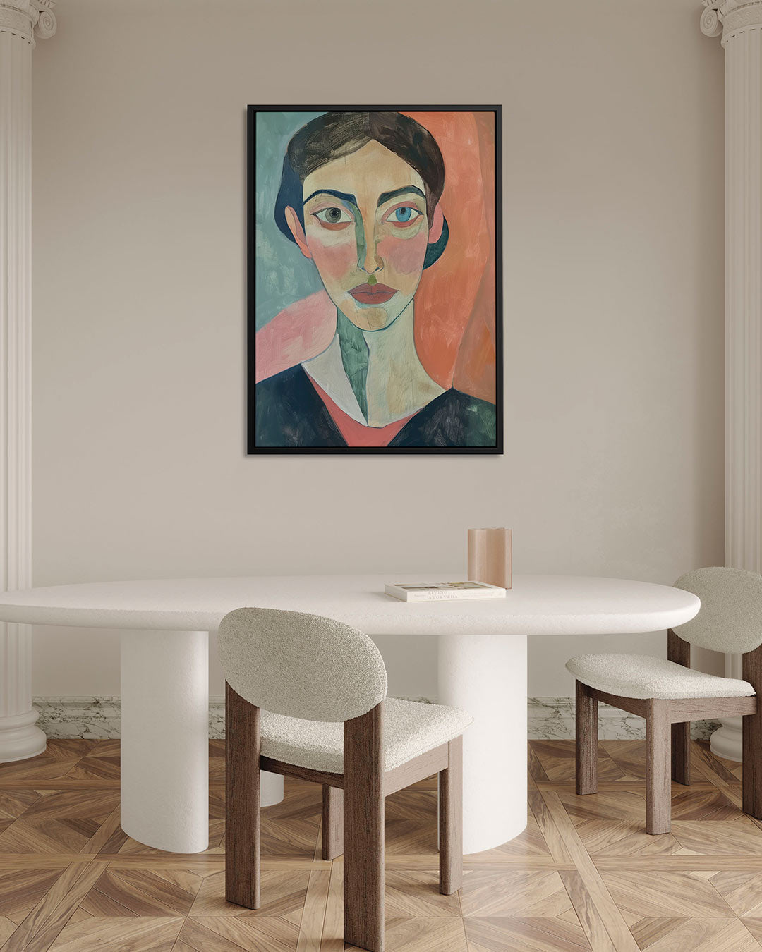 Portretstudie – Gedurfde – alternatieve weergave van het kunstwerk