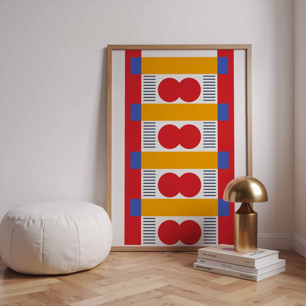 Abstracte – dieren poster in staand formaat