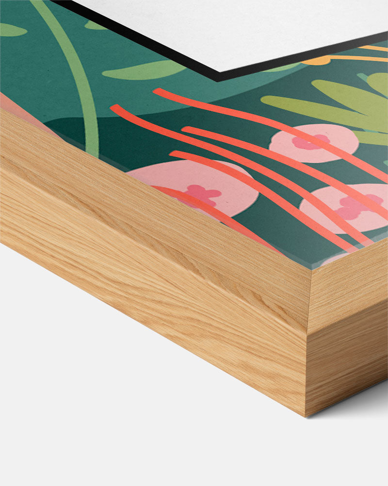Jungle Avonturen ABC – kids poster als vrolijke staande wanddecoratie