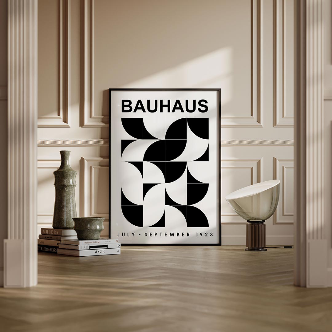  – moderne Bauhaus wandkunst als poster