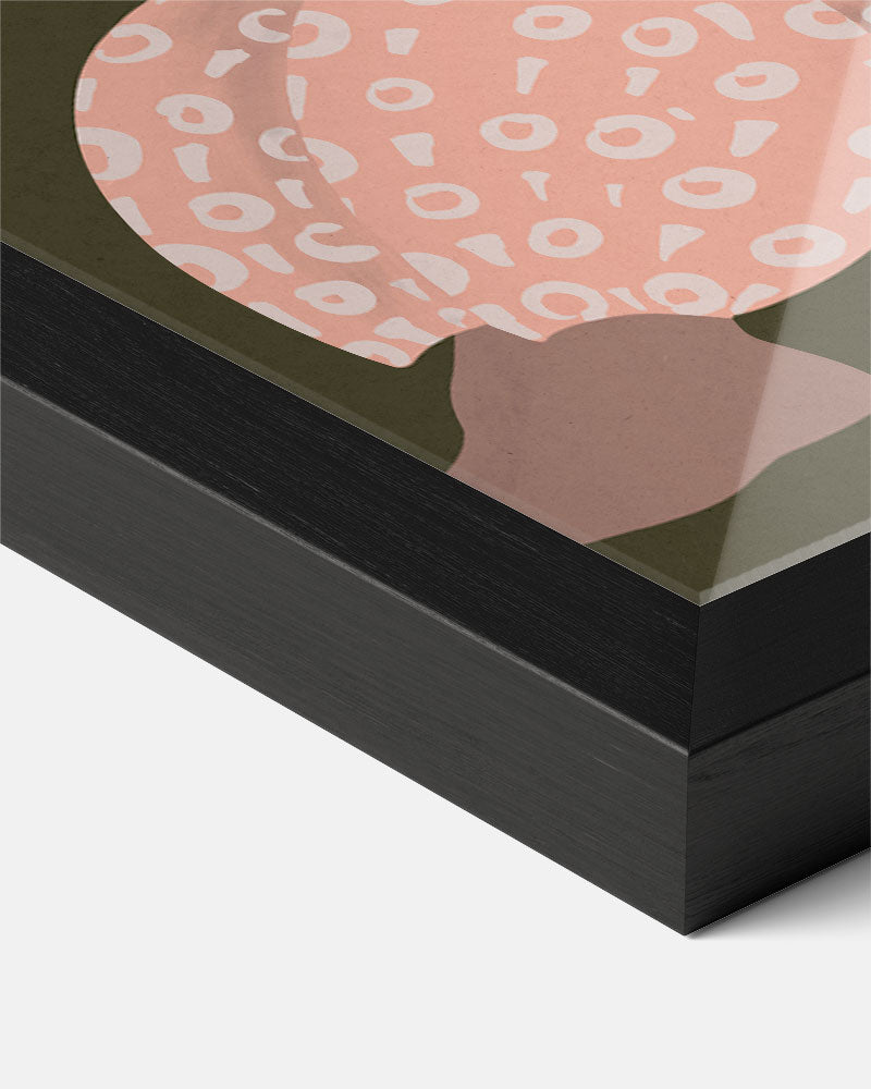 Stijlvolle Abstracte Vrouwenfiguur – vrouwelijke portret poster als eigentijdse wanddecoratie