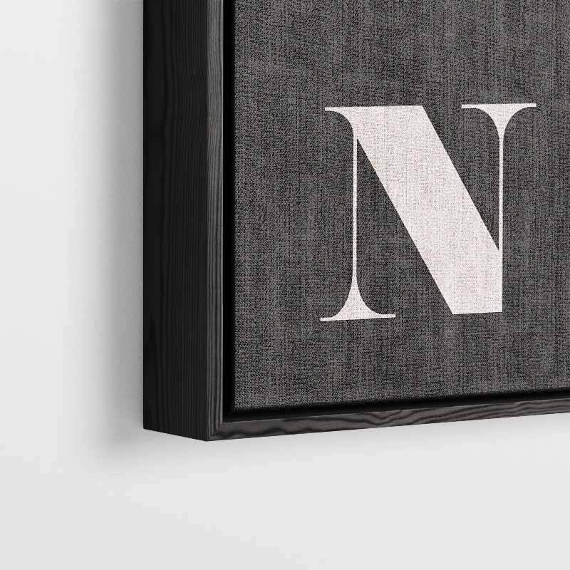 OH NO Typografie Art – plexiglas wanddecoratie in portret formaat