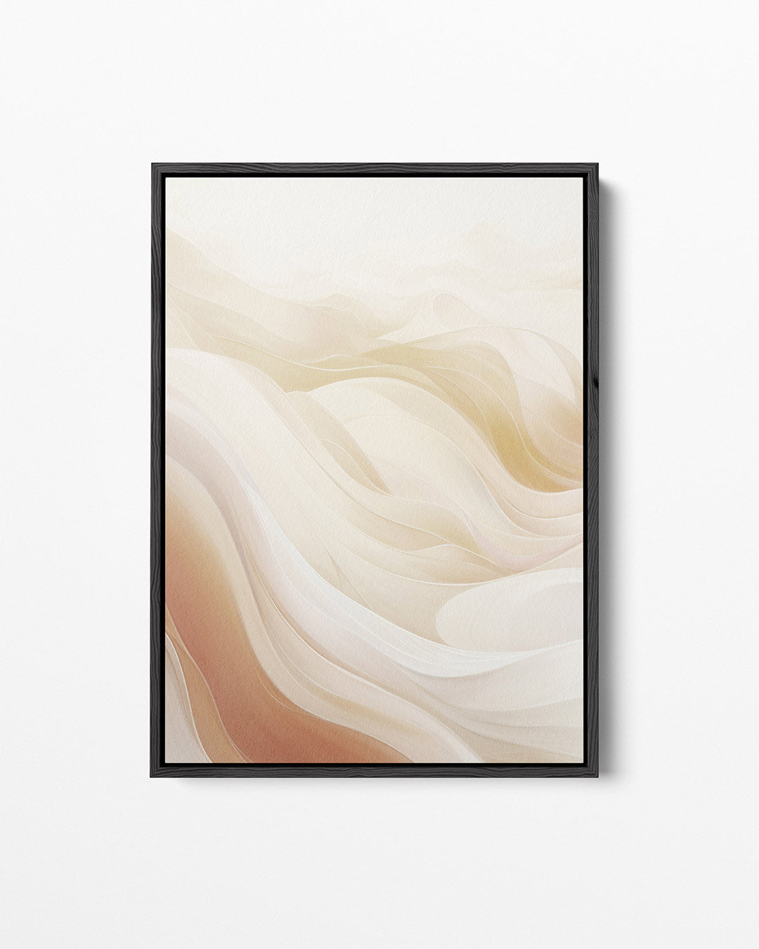 Zachte golvende lijnen – staand wanddecoratie kunstwerk