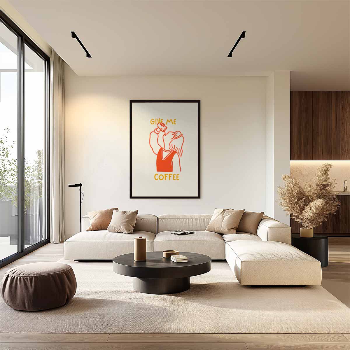 Koffie Avonturier – staand kunstwerk voor modern interieur