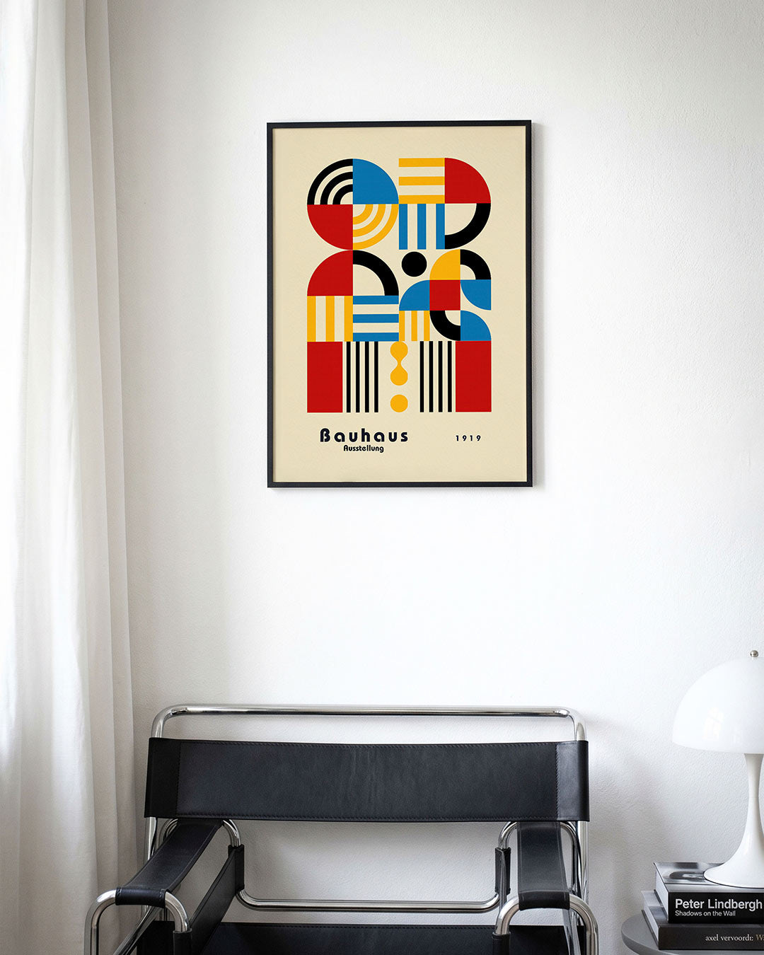Vormen en vlakkenspel – moderne Bauhaus wandkunst als poster