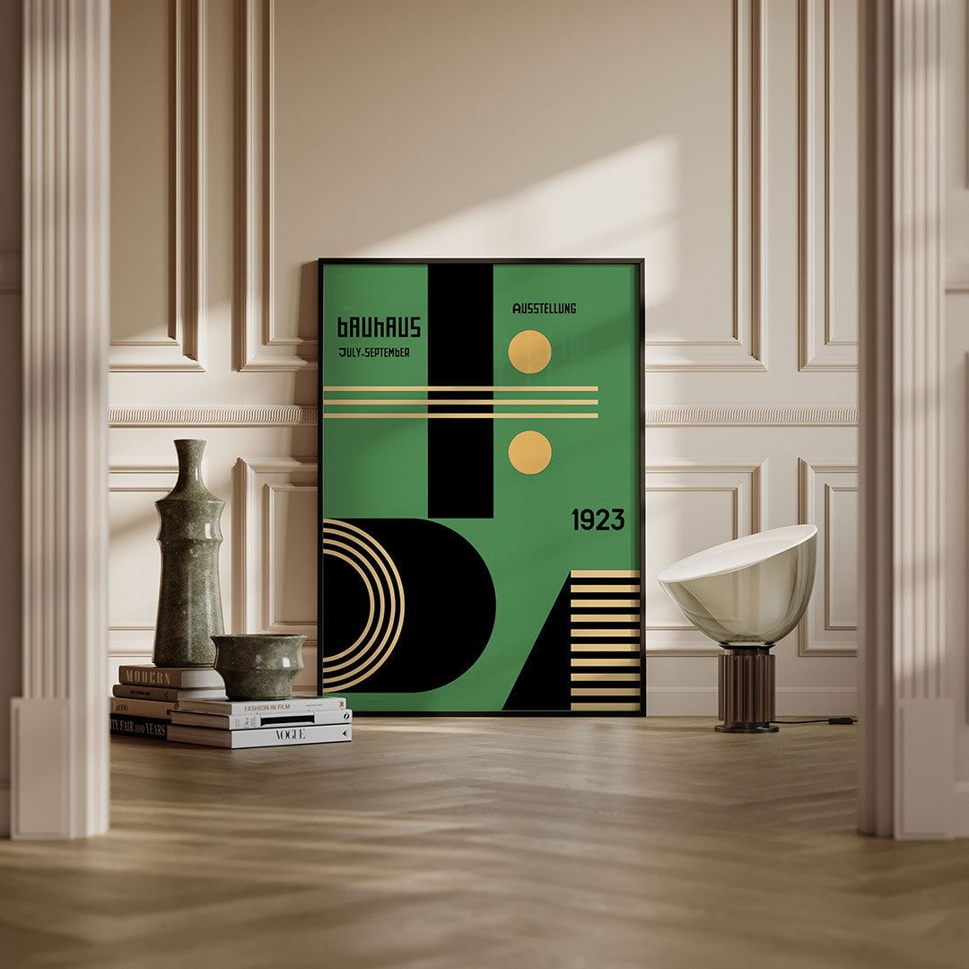 Vormen en lijnen – moderne Bauhaus wandkunst als poster