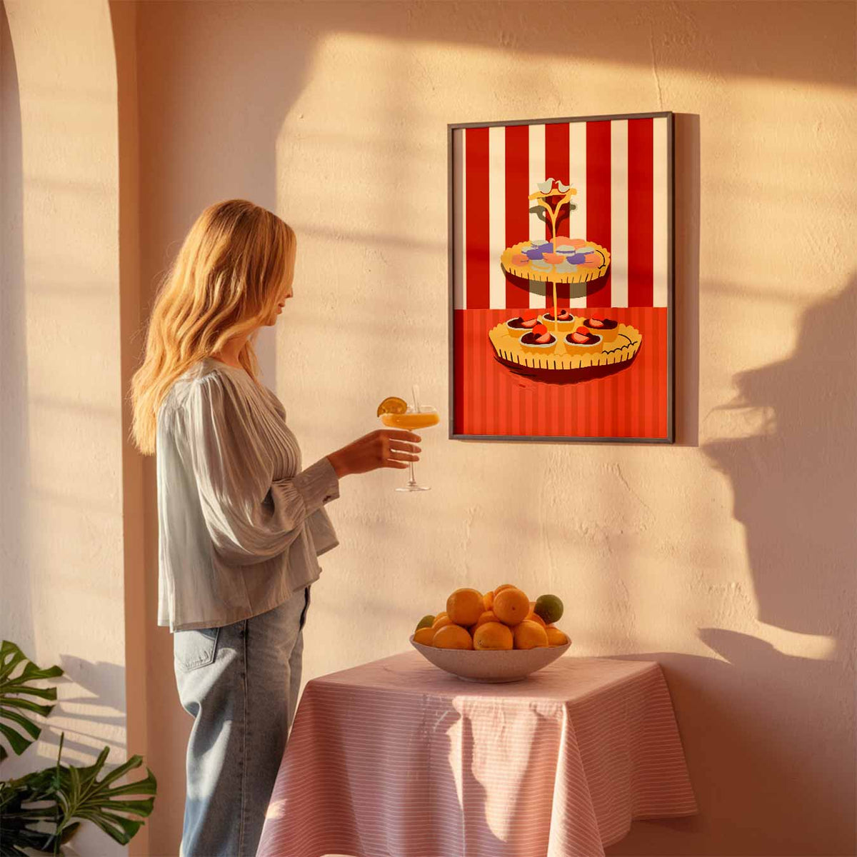 Zoete Verleiding – keuken poster als sfeervolle staande wanddecoratie