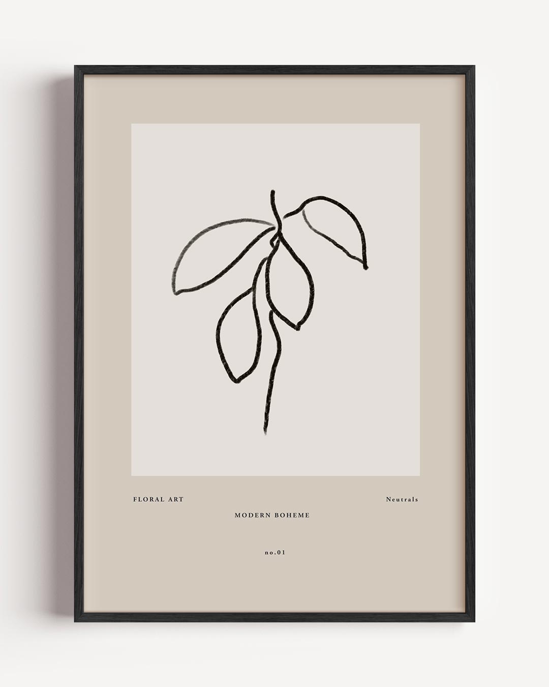 Modern Boheme Botanische – boheme portret poster als wanddecoratie