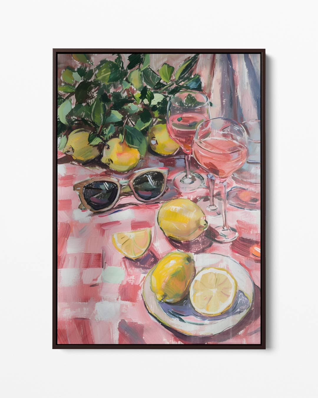 Zomerse Picknick Tafereel – portret kunstwerk als wanddecoratie