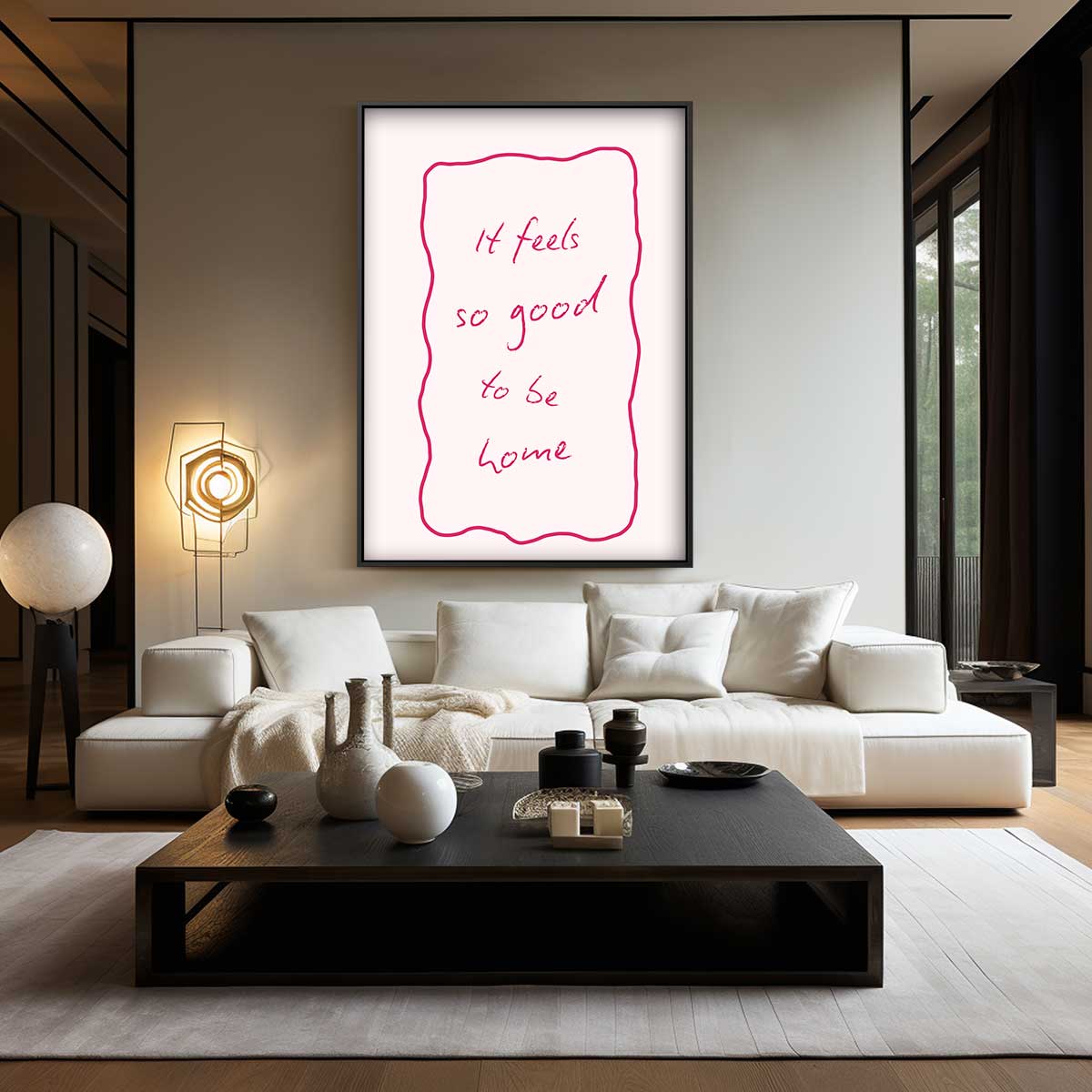 Welkom Thuis Wanddecoratie – dibond wanddecoratie in staand formaat