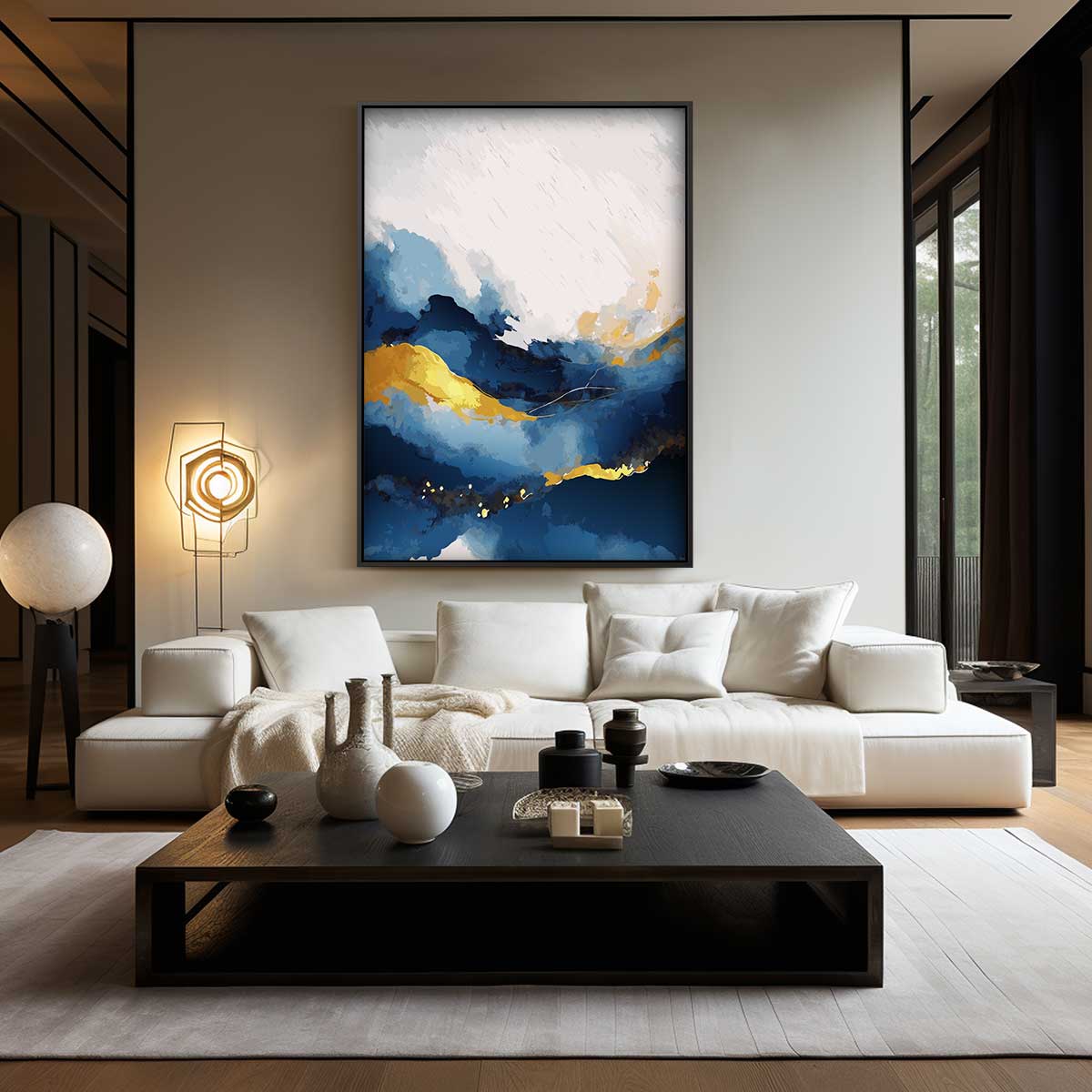 Dromerige Hemellaan – modern portret kunstwerk van WallArtistic