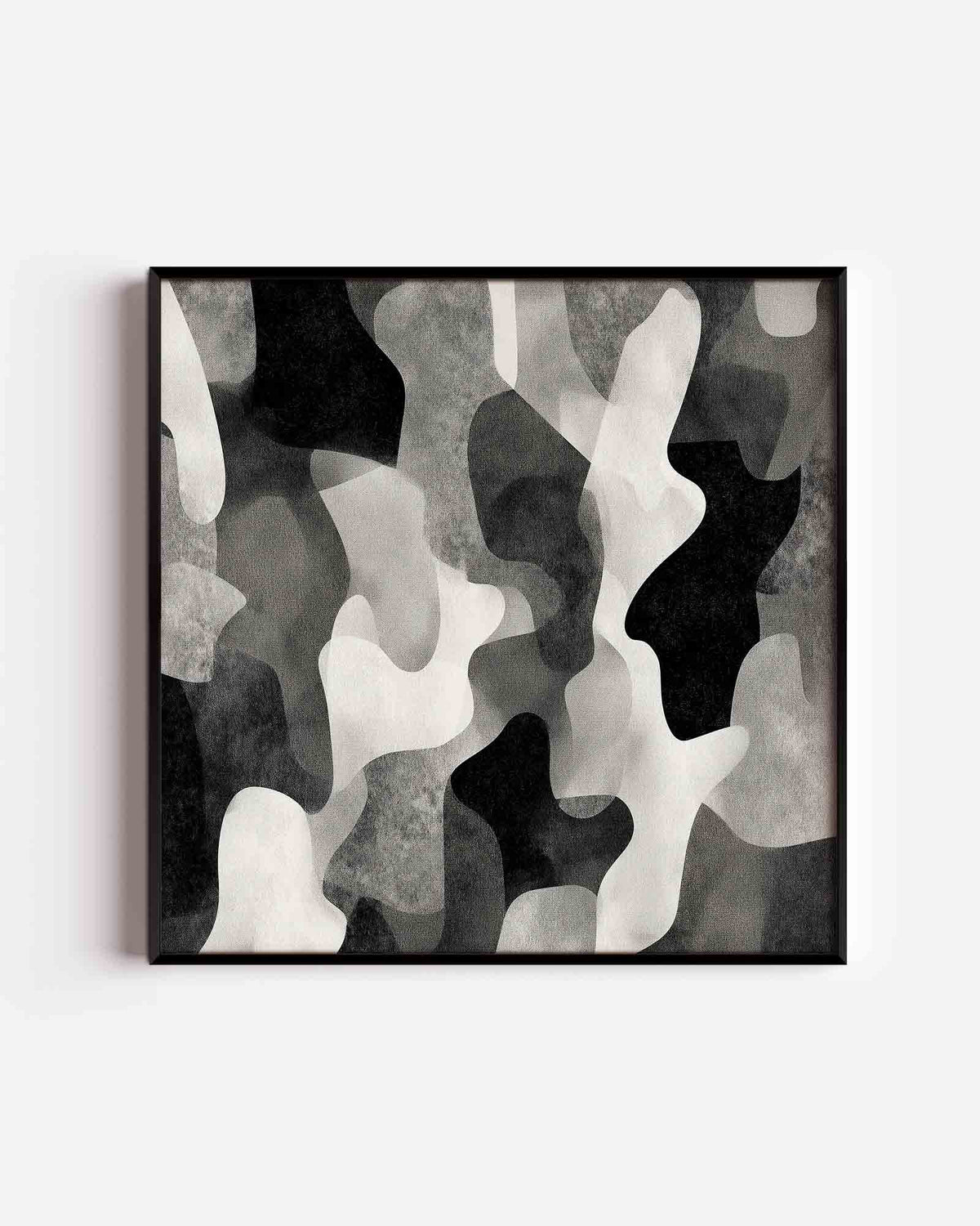 Abstracte vormen – abstracte vierkante poster als wanddecoratie