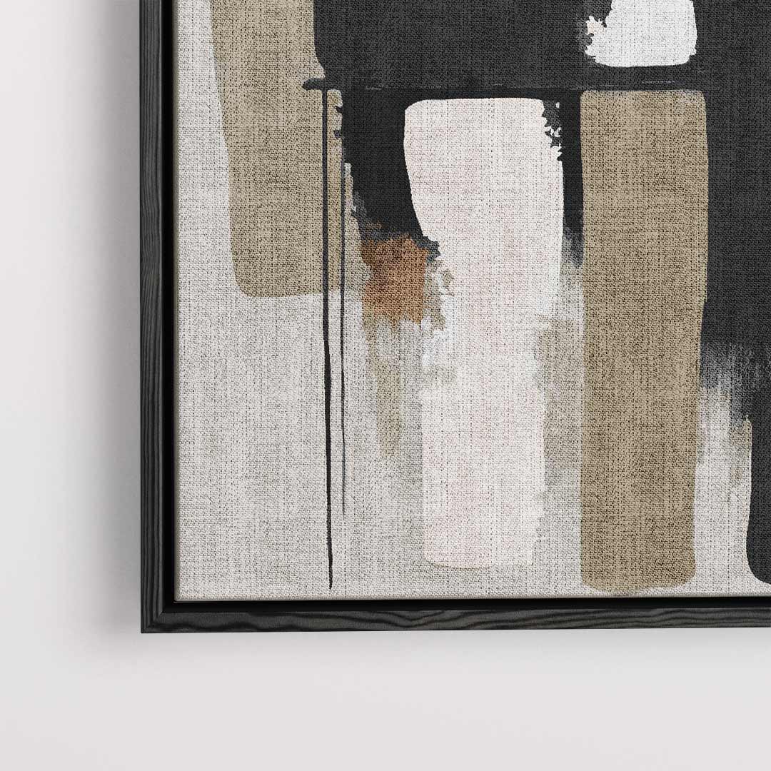Abstract Contrast – dibond kunstwerk als wanddecoratie