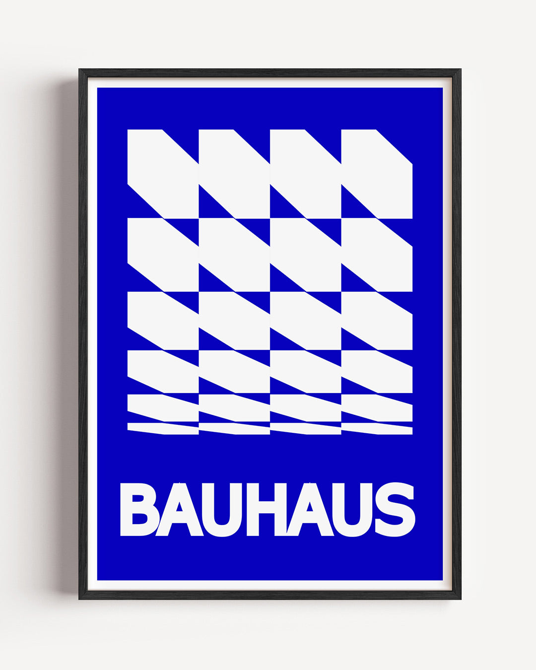 Vormen en vlakken – staande Bauhaus poster als wanddecoratie