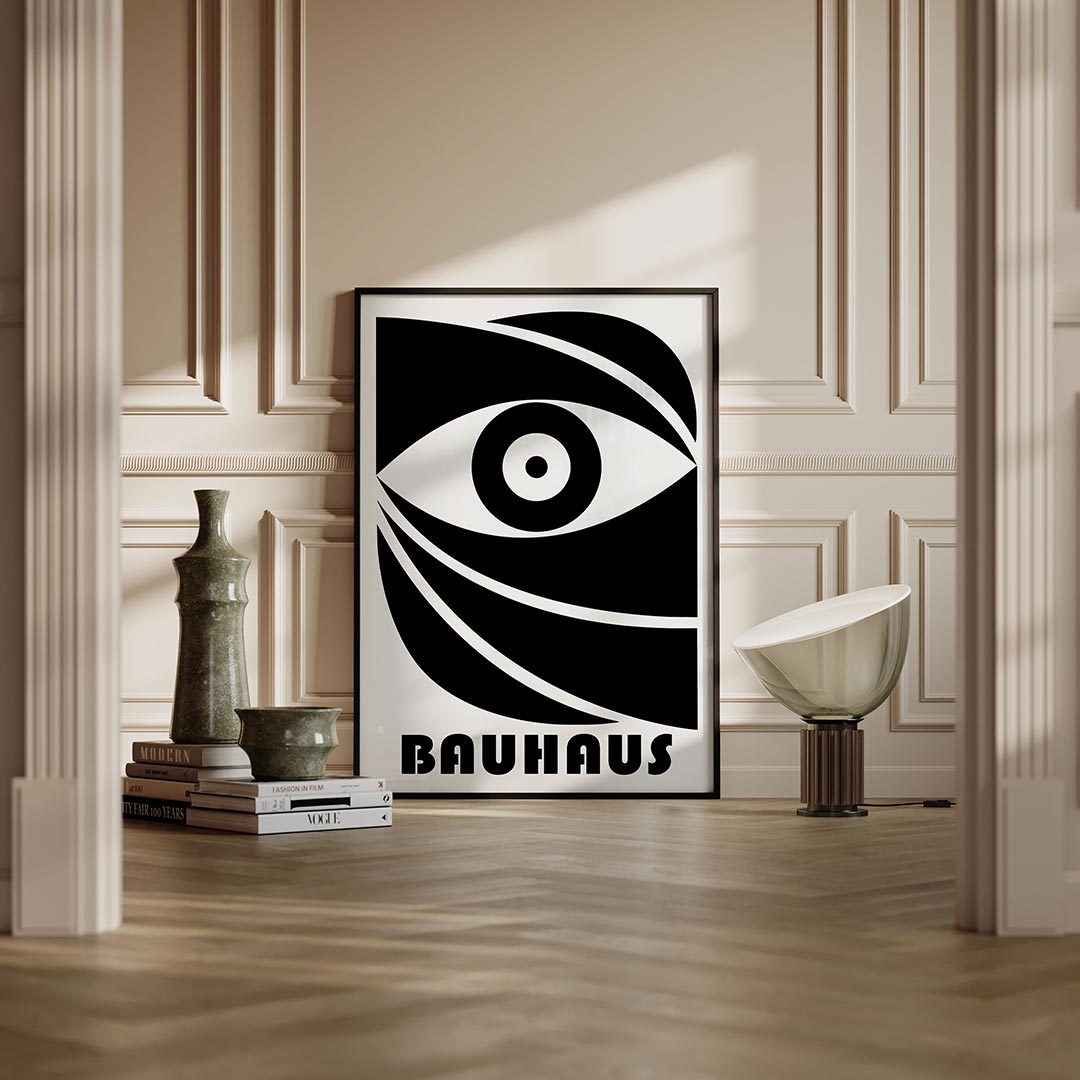 – moderne Bauhaus wandkunst als poster
