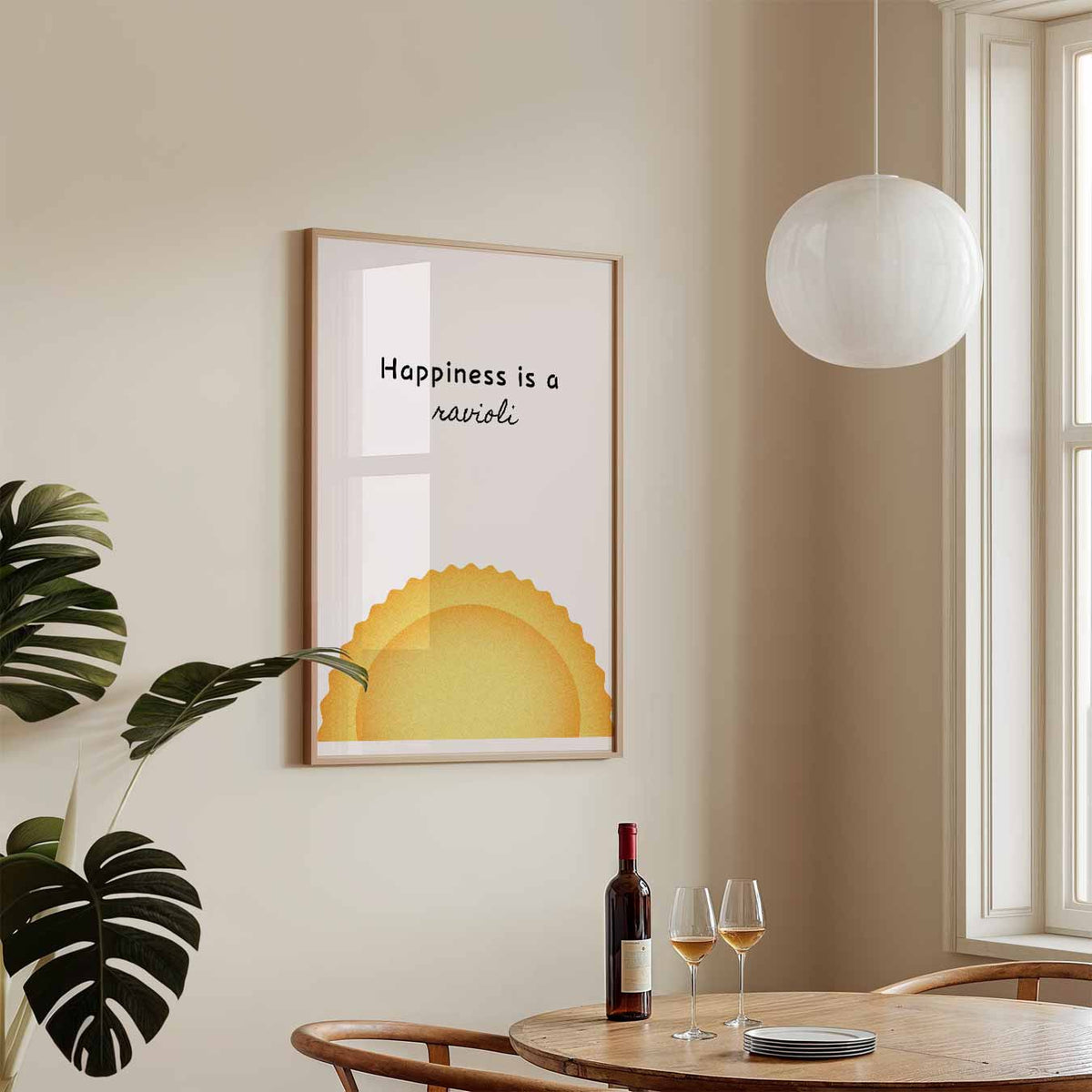 Ravioli – staande keuken wanddecoratie van WallArtistic
