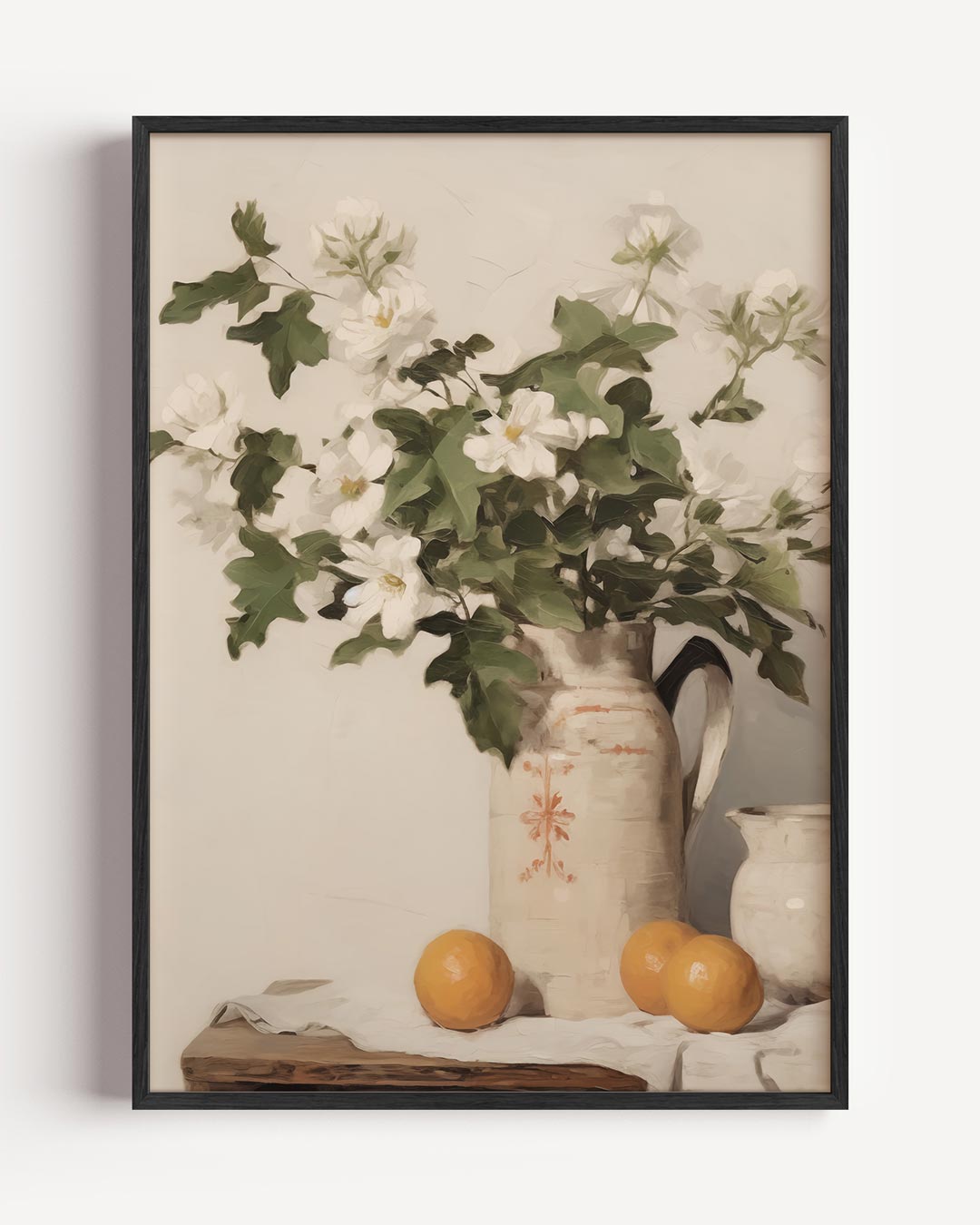 Vintage Bloemen & Fruit – vintage portret poster als wanddecoratie