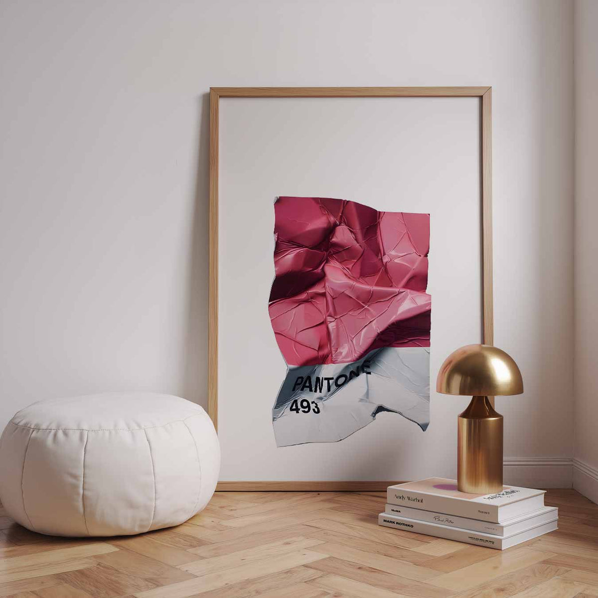 Moderne Abstracte Roze – urban poster in staand formaat