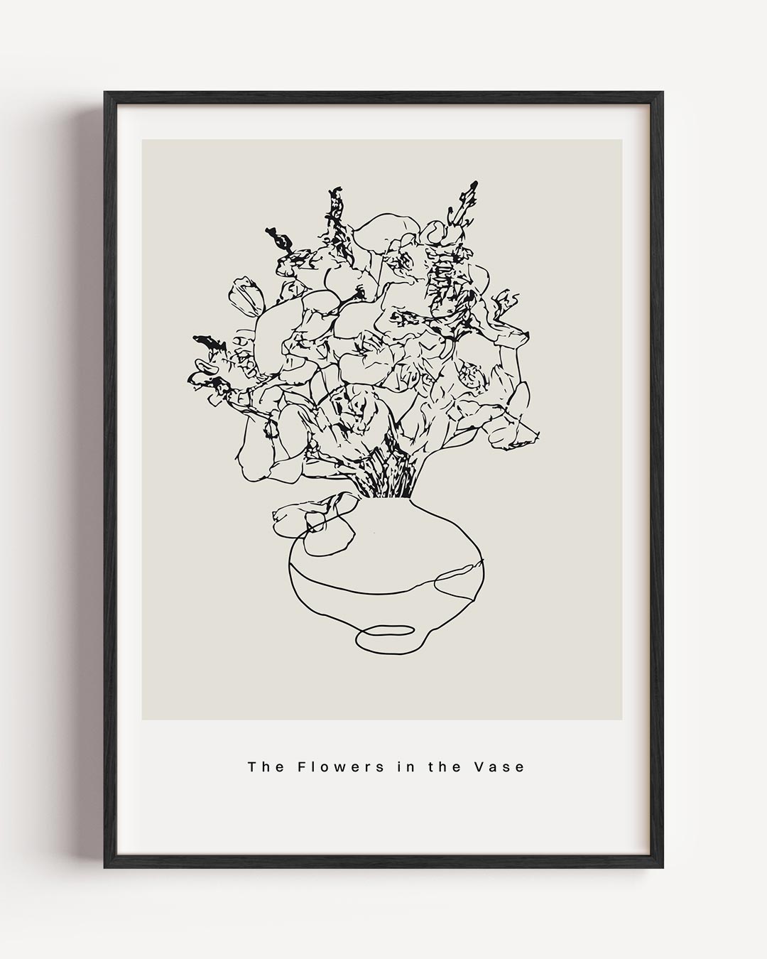 Bloemen in de Vaas – keuken portret poster als wanddecoratie