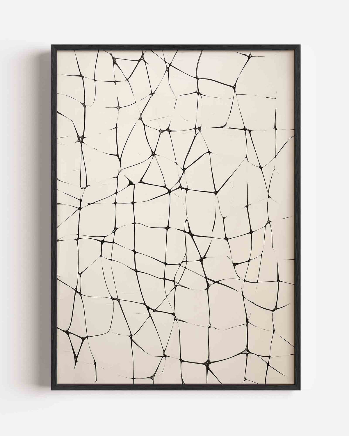 Abstracte lijnen – zacht abstracte portret poster als wanddecoratie