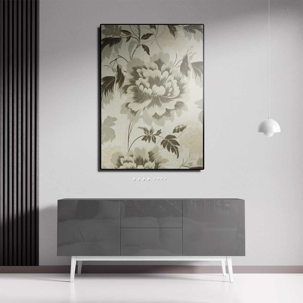 Bloemenpracht Wandtapijt – staande wandkunst voor woonkamer of interieur