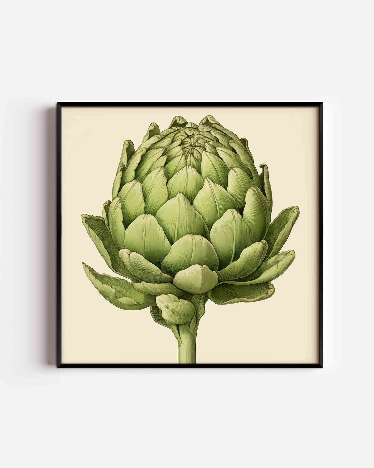 Artisjok – keuken vierkante poster als wanddecoratie