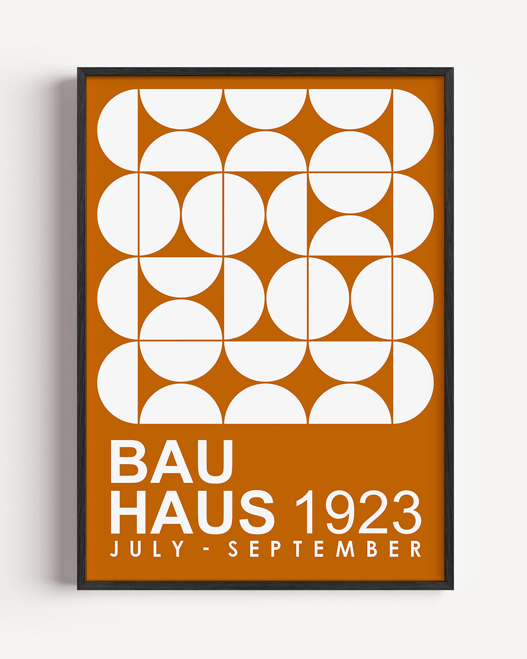 Vormen en vlakken – staande Bauhaus poster als wanddecoratie