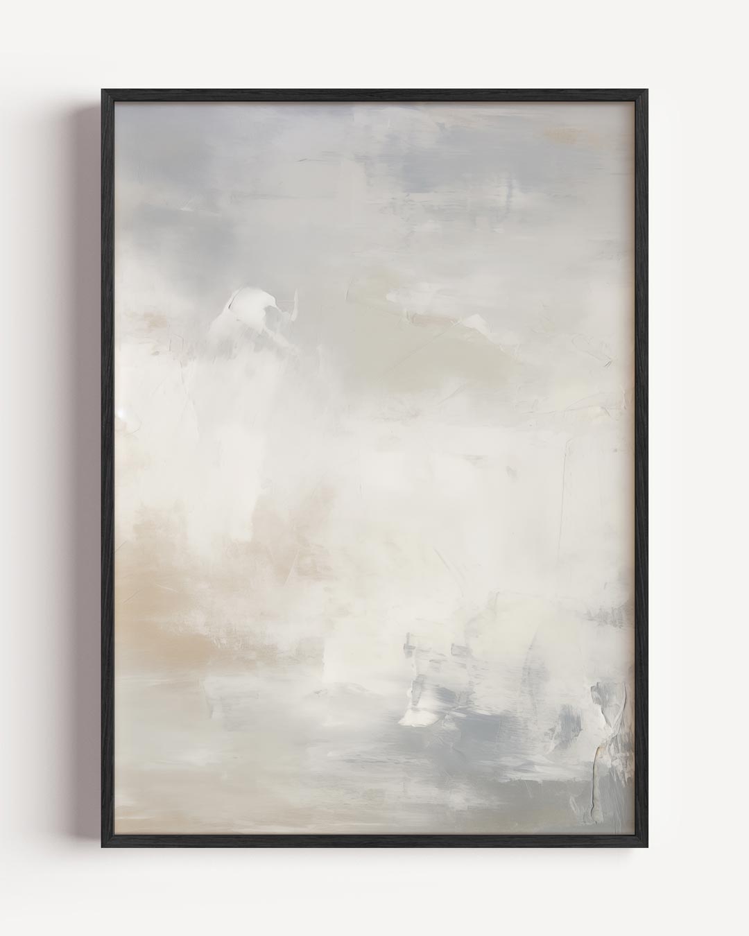 Elegante Neutrale Abstracte – textuur portret poster als wanddecoratie