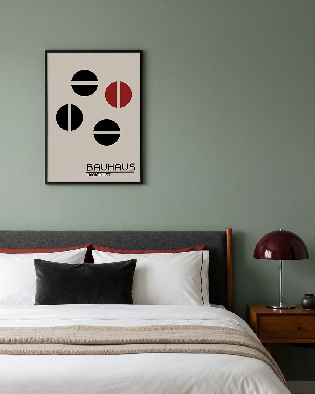 Vormen en vlakken – geometrische poster in Bauhaus-stijl van WallArtistic