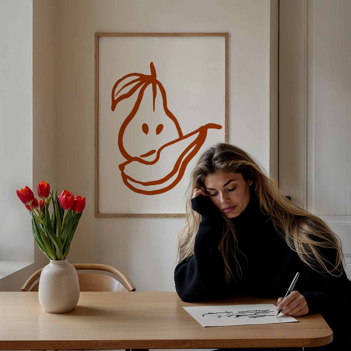 Moderne Vruchtenlijn – keuken portret poster, afbeelding 7