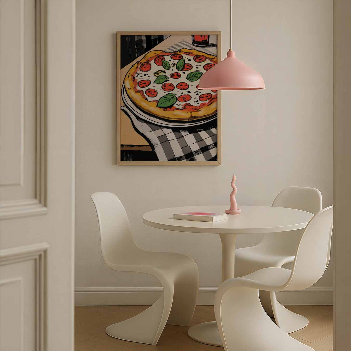 Pizza Liefde – culinaire wandkunst als portret poster