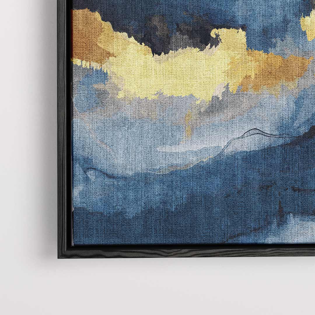 Hemelse Blauwe Dromen – dibond kunstwerk als wanddecoratie