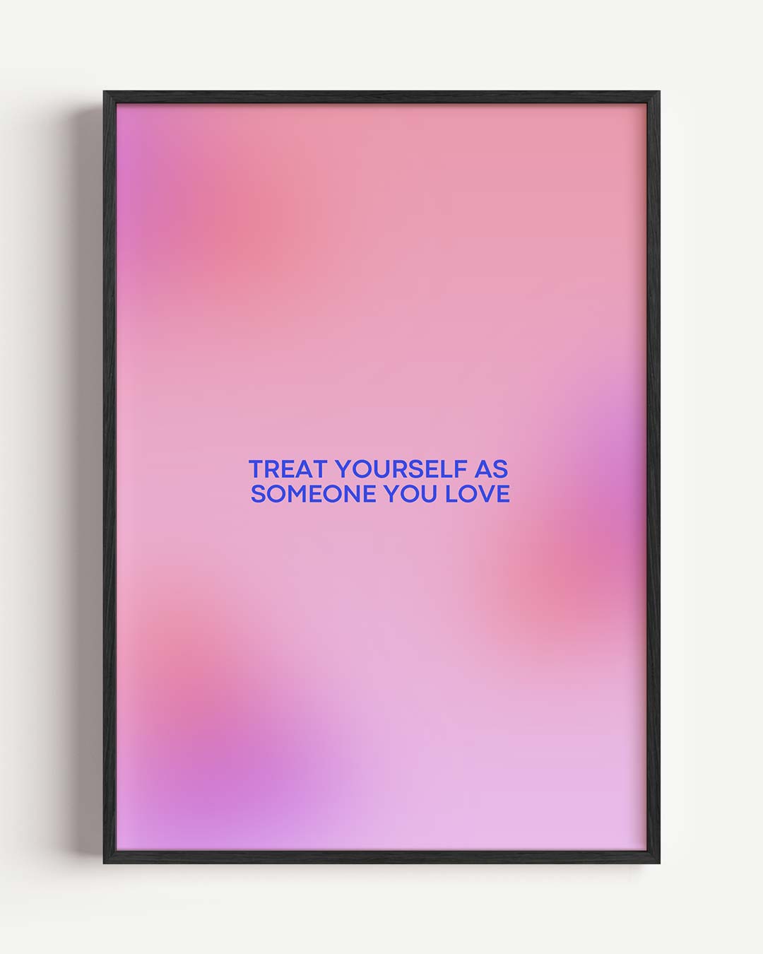 Zelfliefde Inspiratieposter – mindful portret poster als wanddecoratie