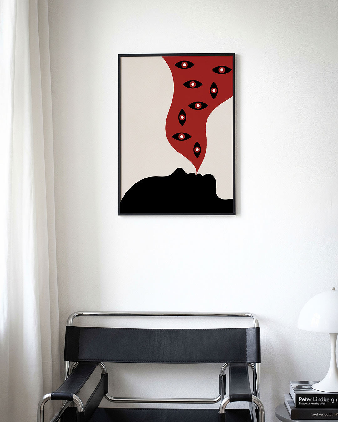 Vormen en vlucht – moderne Bauhaus wandkunst als poster