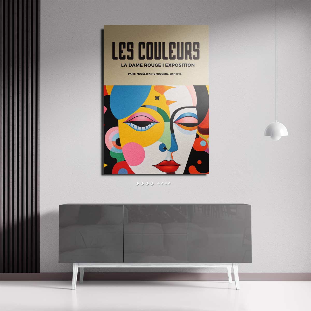 Kleurrijke Dromen – staande wandkunst voor woonkamer of interieur
