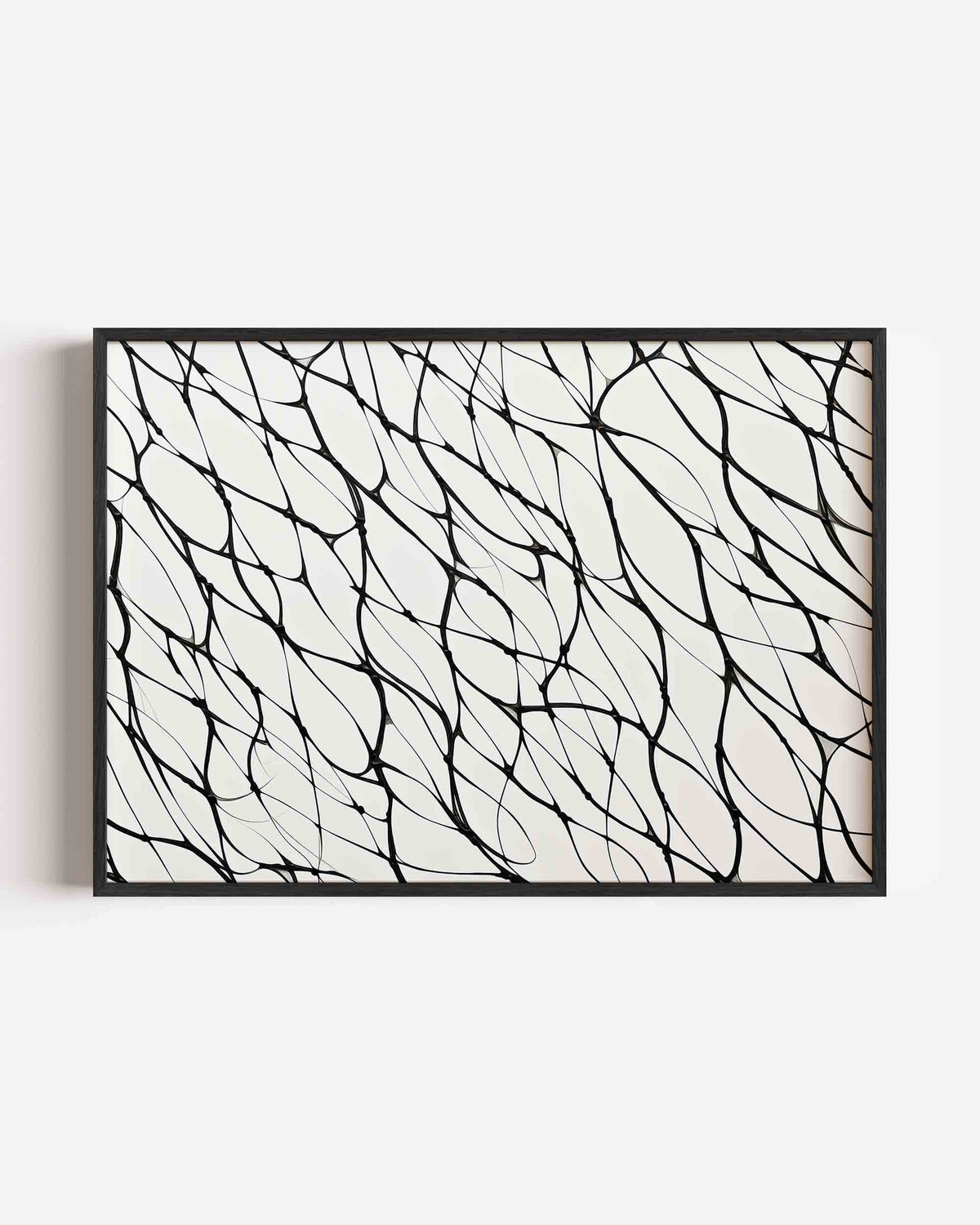 Abstracte lijnen – kleurrijke abstracte landscape poster als wanddecoratie