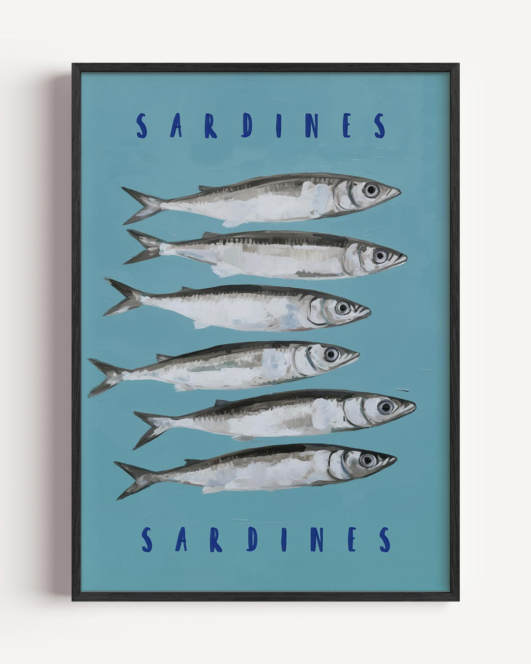 Stijlvolle Sardine – keuken portret poster als wanddecoratie