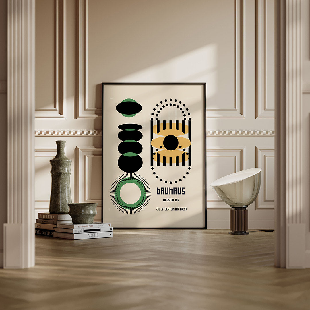 Vorm en balans – moderne Bauhaus wandkunst als poster