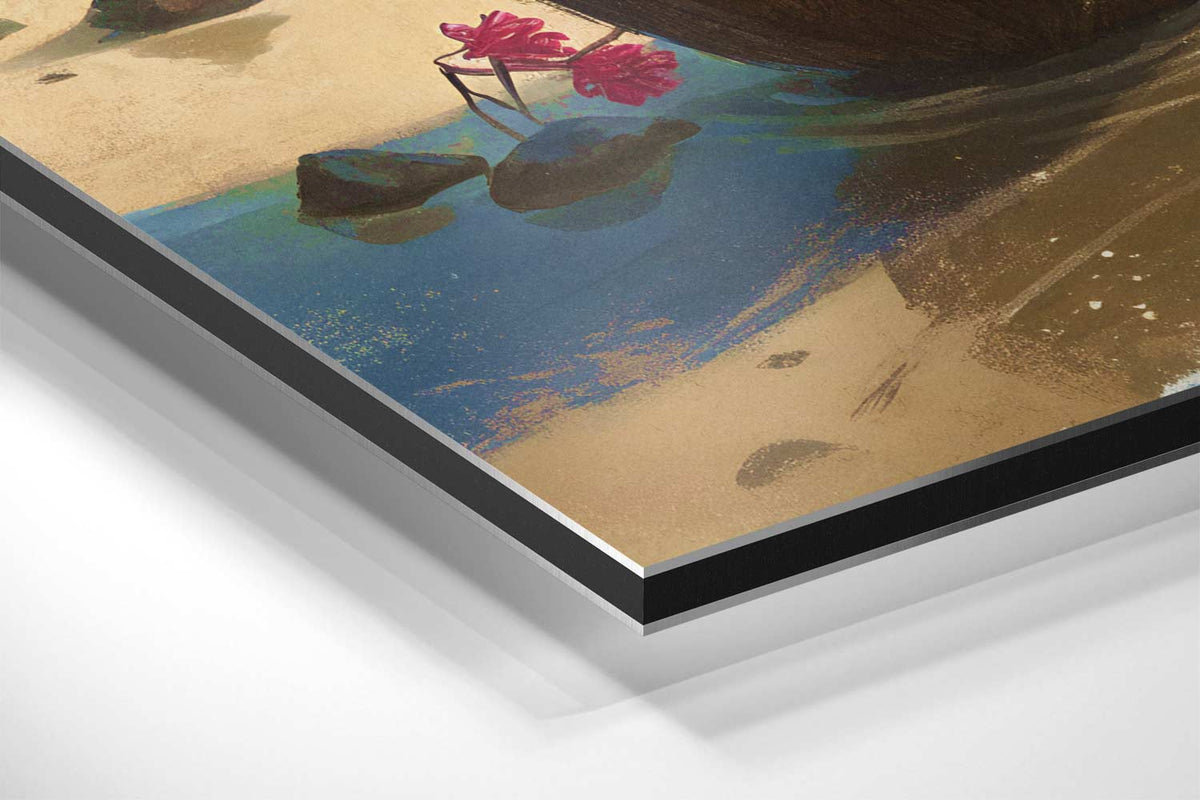 Tropische Dagdroom – canvas kunstwerk als wanddecoratie