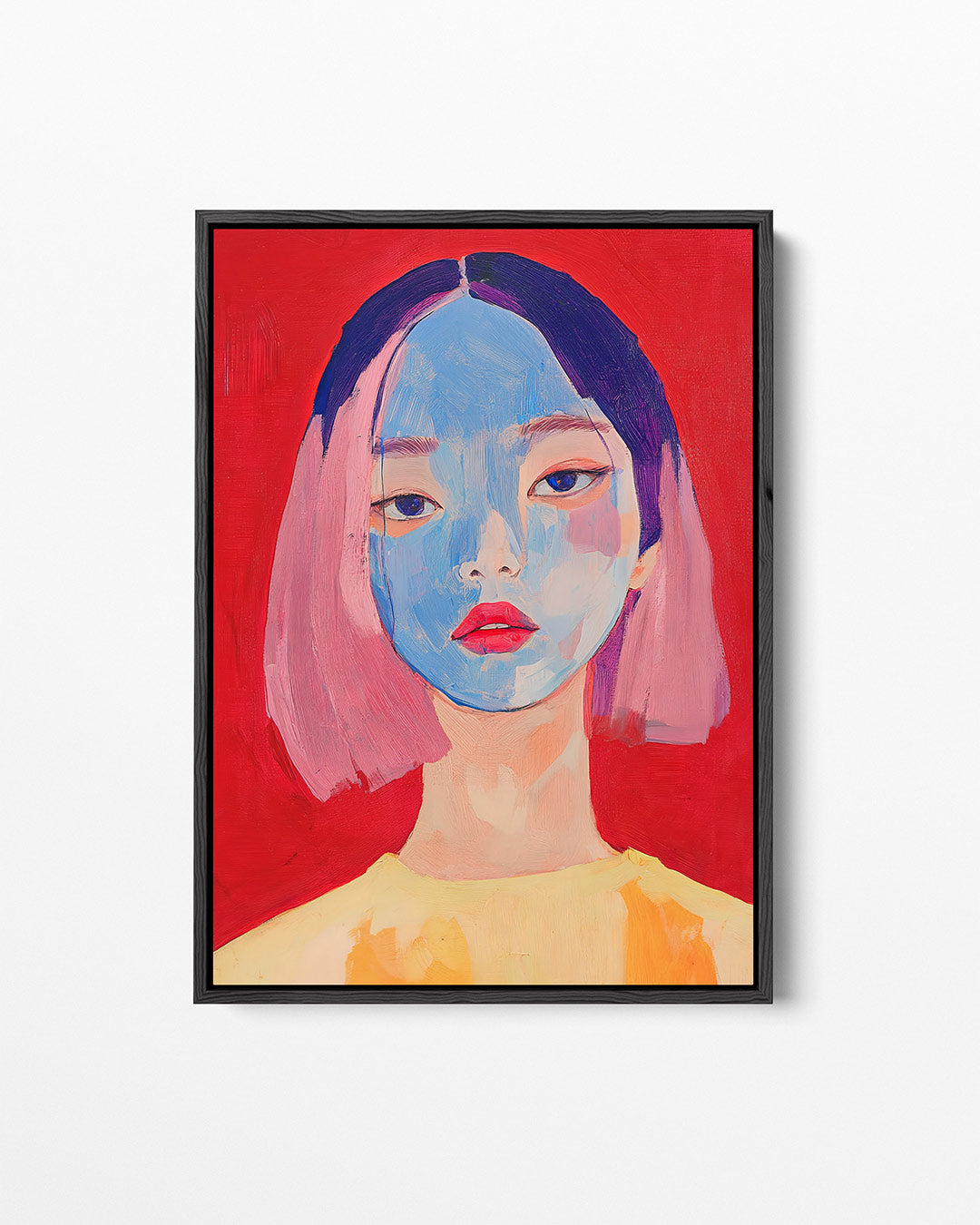 Portretstudie – staand wanddecoratie kunstwerk