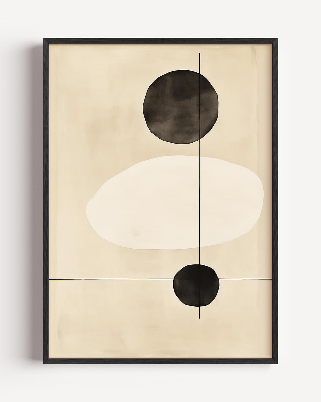 Minimalistische Geometrische – abstracte portret poster als wanddecoratie