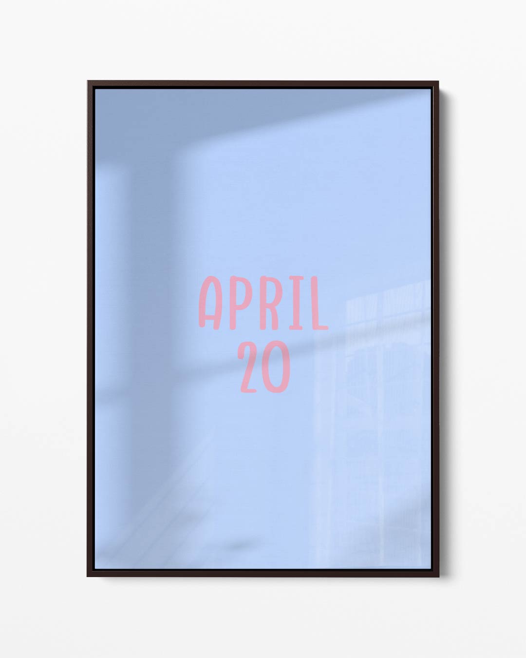 April 20 Poster – portret kunstwerk als wanddecoratie