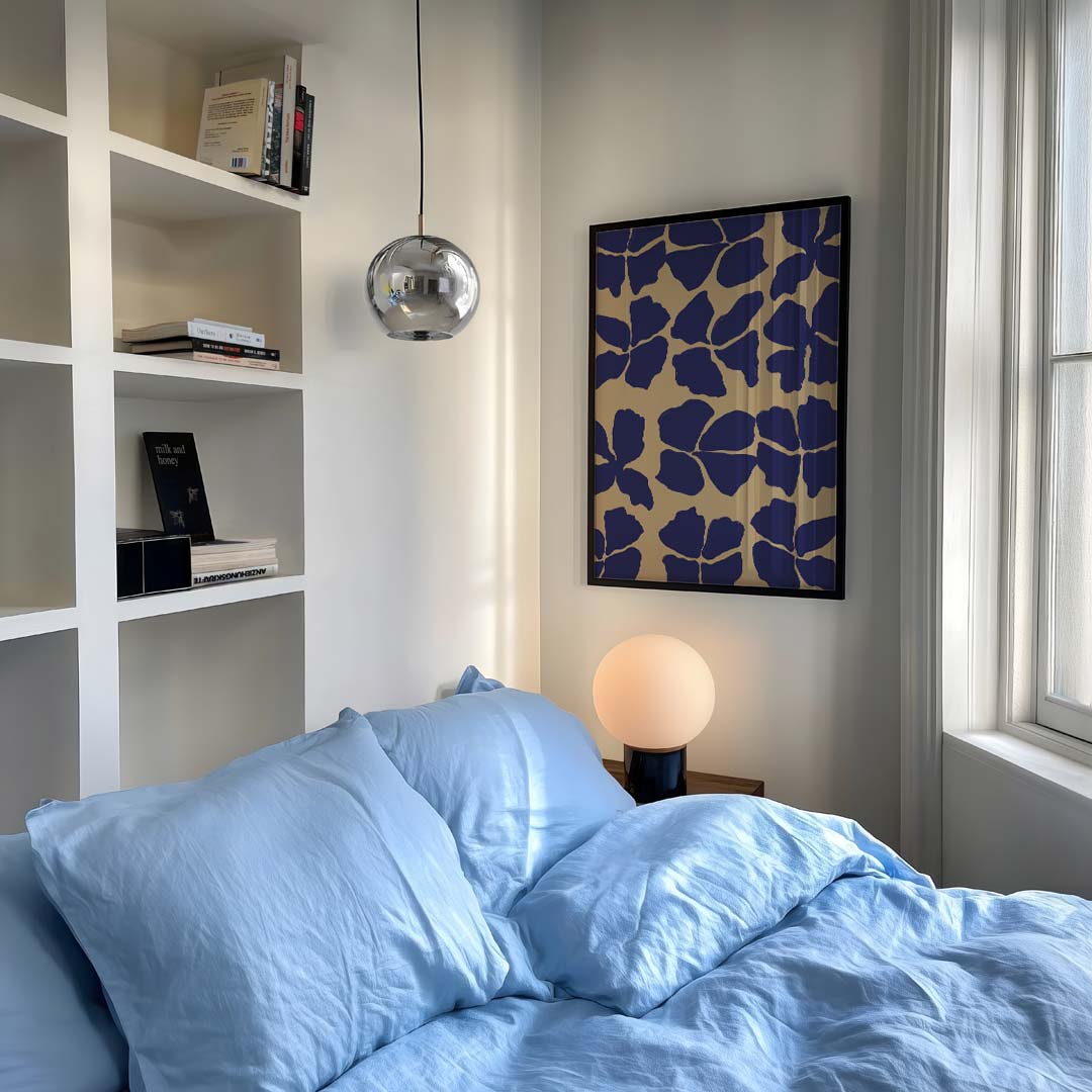 Bloemmotief – staande kleurrijke abstracte wanddecoratie van WallArtistic