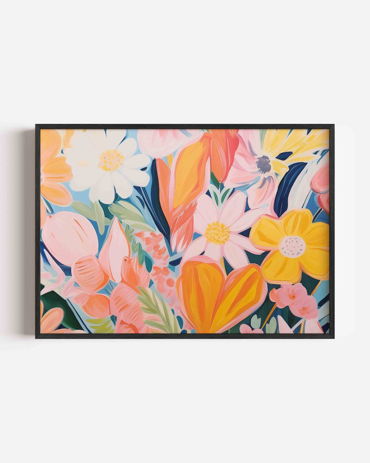 Bloemenpracht – bloemen landscape poster als wanddecoratie